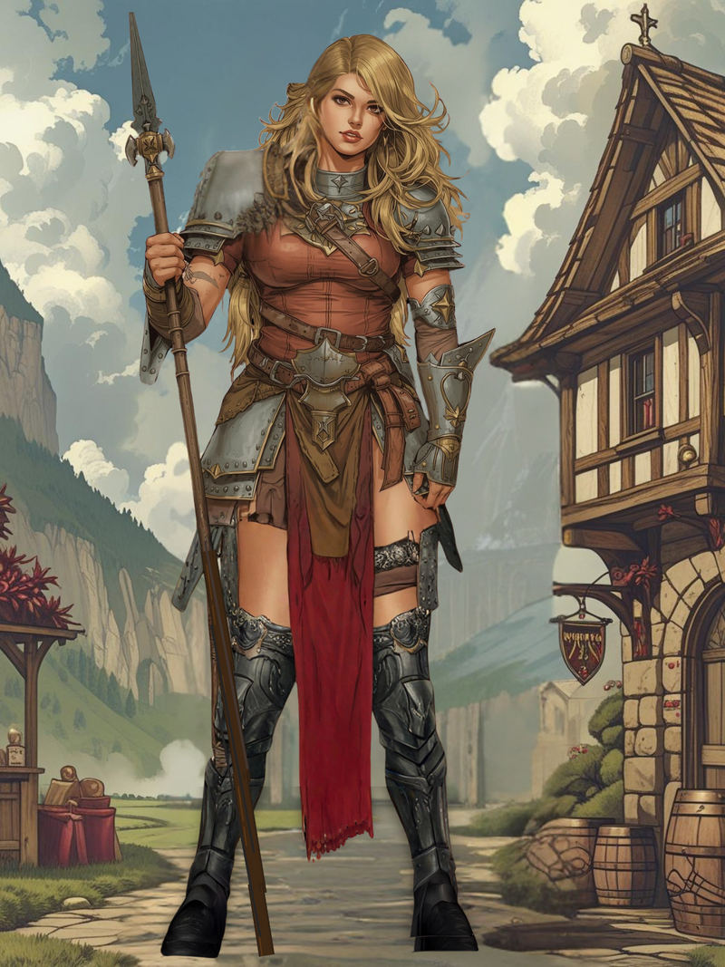 Mlasha, ettin warrior and ranger of Mershod