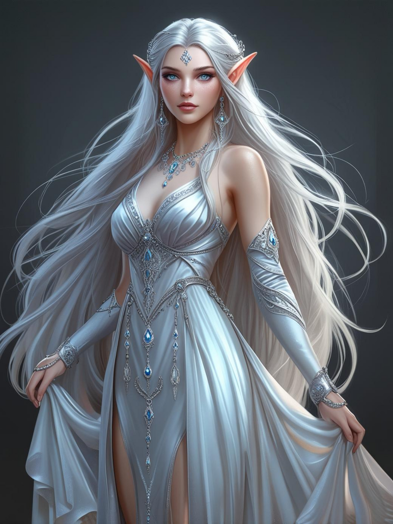 The Prionsza or Premier Lady of the Moon Elves