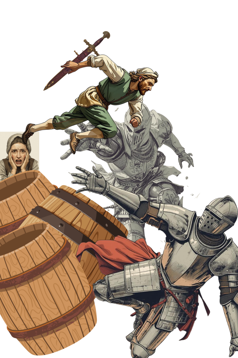 A Yunni swiftly evades armored pursuers.