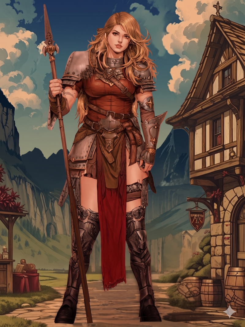 Mlasha, ettin warrior and ranger of Mershod